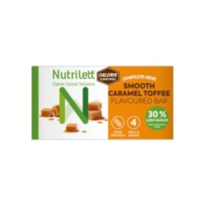 Smooth Caramel Toffee Bar 4-pack Nutrilett 228g