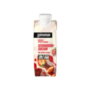 High Protein Strawberry Dream Recovery Drink Gainomax 250ml