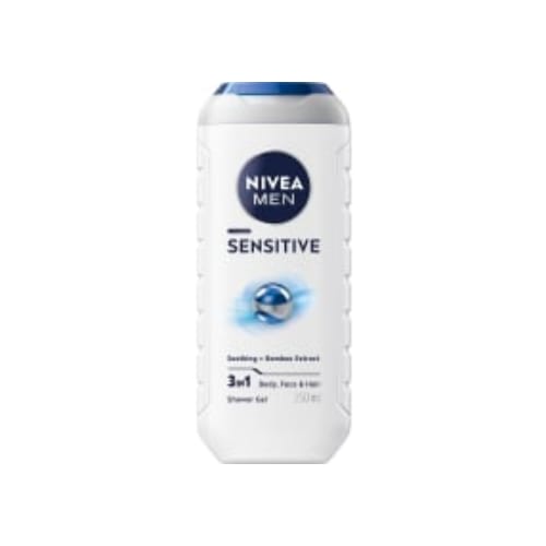 Sensitive 3 In 1 Soothing Duschgel Nivea Men 250ml