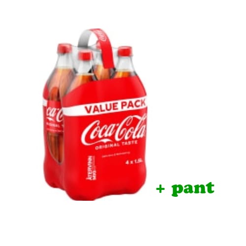 Coca-cola Läsk  4x1,5l