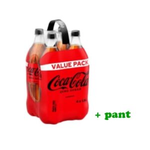 Coca-cola Zero 4p/1,5 L