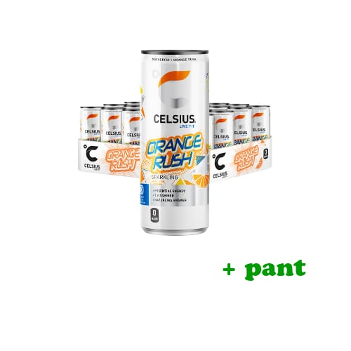 Celsius Orange Rush 24x355ml