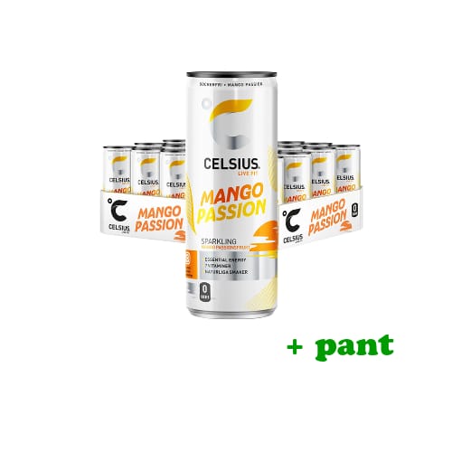 Celsius Mango Passion 24x355ml