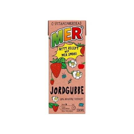 Mer Jordgubb 200 ml ×1 st