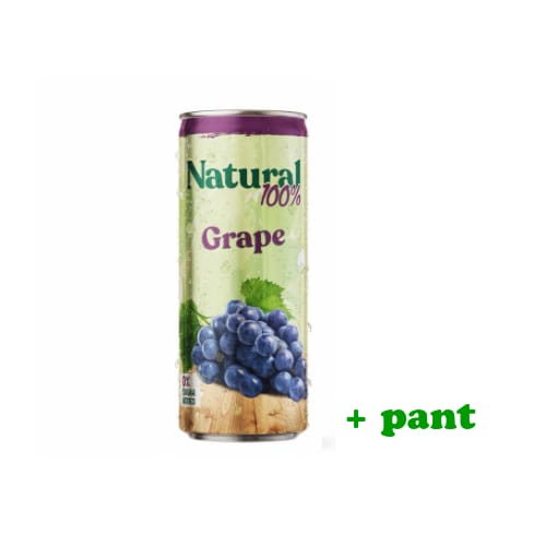 NATURAL BURK DRUVA (PB-1)100% 250ML*24st