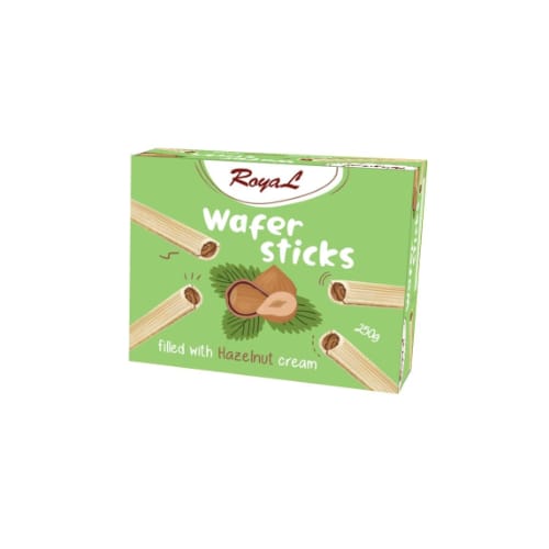 STICKS WAFER HESSELNÖT 250g