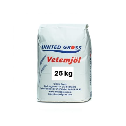 طحين Vetemjöl United Gross 25kg