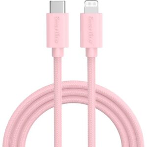 USB-C till Lightning 2m rosa Smartline