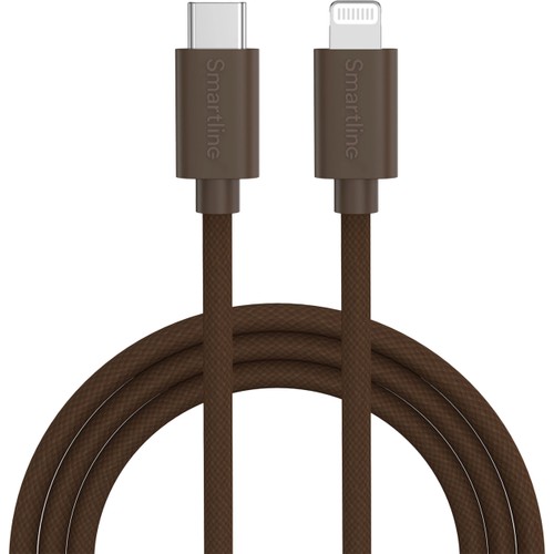 USB-C till Lightning 2m brun Smartline