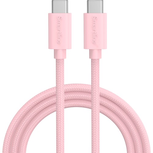 USB-C till USB-C 2m rosa Smartline