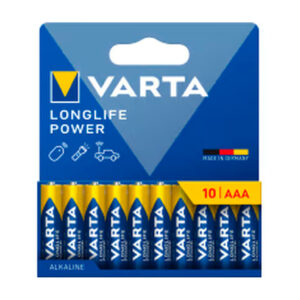 BAT-006 Batteri Longlife Power AAA 10-p Varta