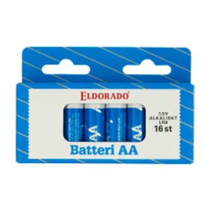 BAT-009 Batteri Alkaliskt AA LR6 16-p Eldorado