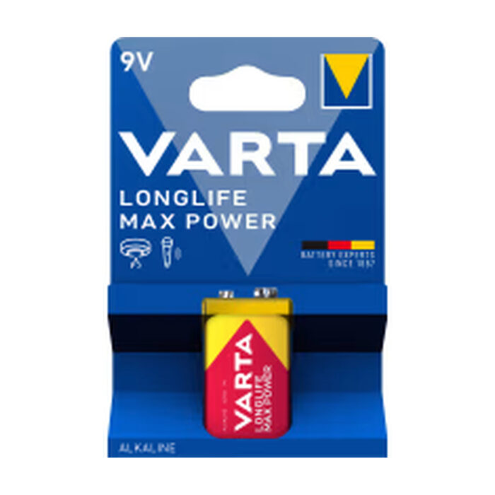 Batteri Longlife Max Power 9V 1-p Varta
