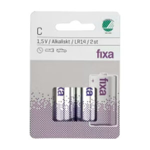 BAT-014 Batterier C 2-p Fixa