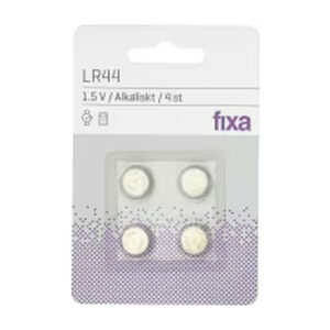 BAT-026 Batterier LR44 4-p Fixa