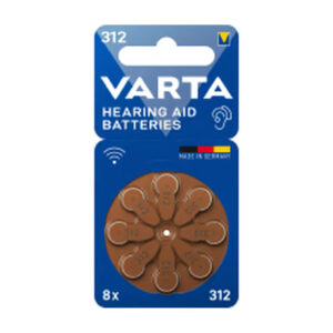 BAT-027 Hörapparatsbatteri 312 8-p Varta