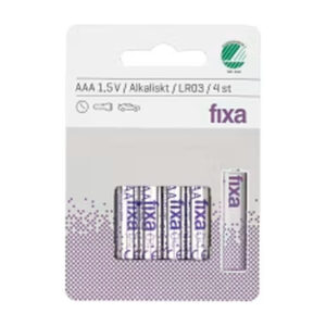 BAT-031 Batterier AAA 4-p Fixa