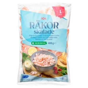 Stora skalade räkor 400g ICA