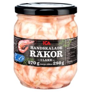 Räkor handskalade i lake 280g ICA