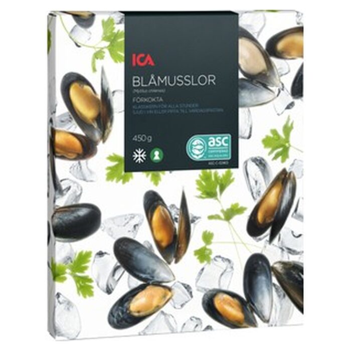 Blåmusslor Fryst 450g ICA