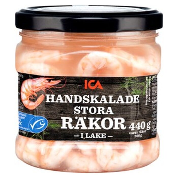 Räkor handskalade stora i lake 200g ICA