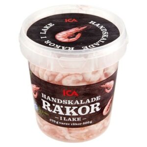 Räkor handskalade i lake 500g ICA