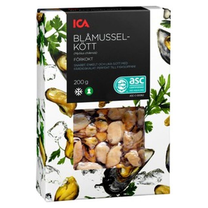 Blåmusselkött Fryst 200g ICA