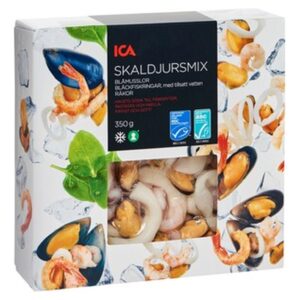 Skaldjursmix frysta 350g ICA
