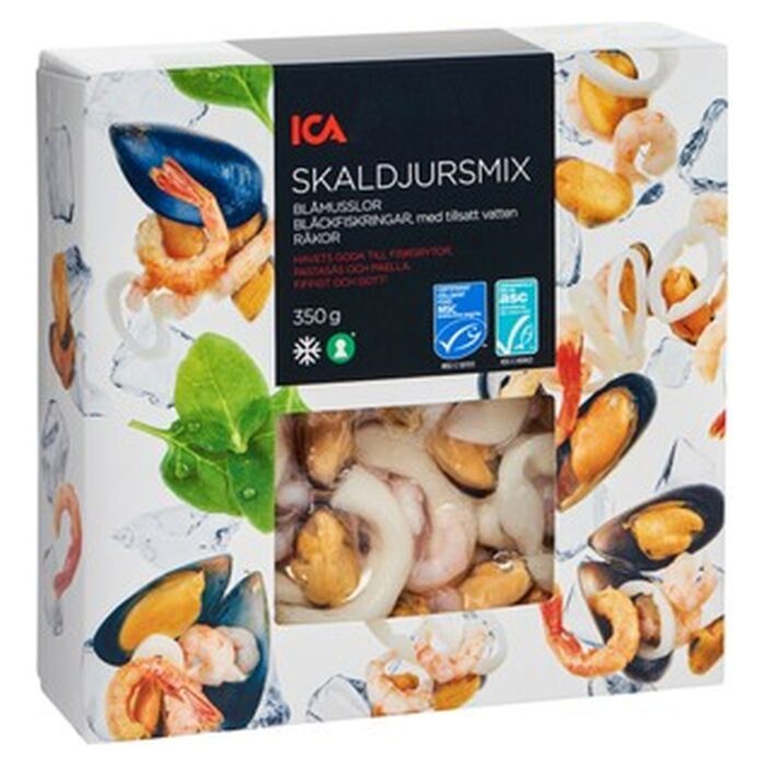 Skaldjursmix frysta 350g ICA