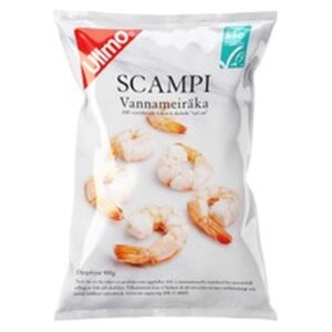 Scampi kokt skalade 41/50 Fryst 400g Ullmo