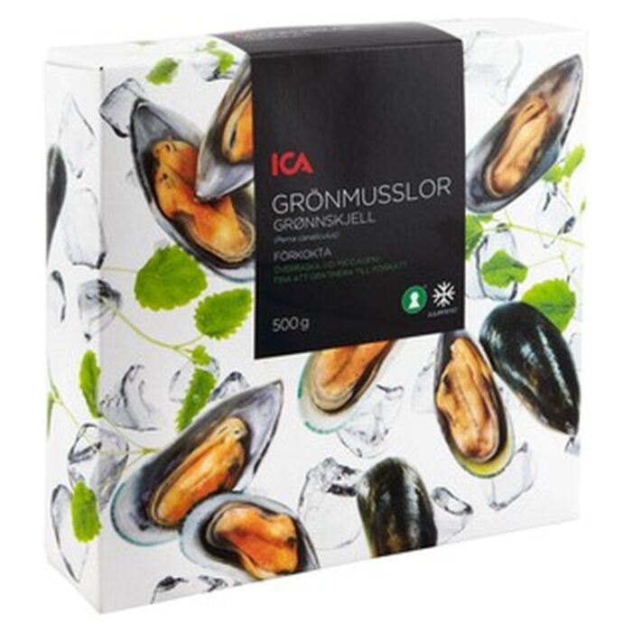 Grönmusslor Fryst 500g ICA