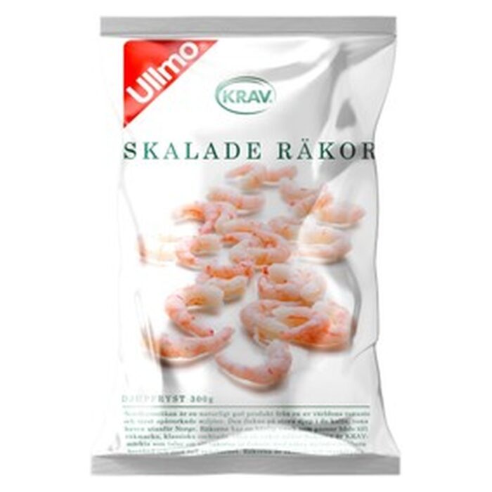 Räkor Skalade frysta 300g KRAV Ullmo