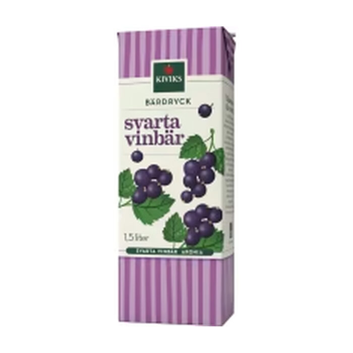 Svart Vinbär Bärdryck KIVIKS 1,5L