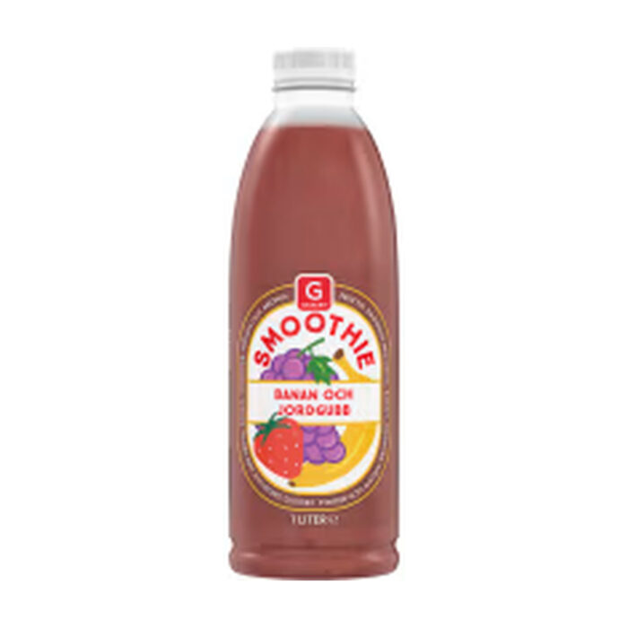 Jordgubb Banan Smoothie GARANT 1L