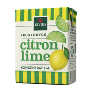 Citron Lime Fruktdryck Koncentrat KIVIKS MUSTERI 2DL/1L