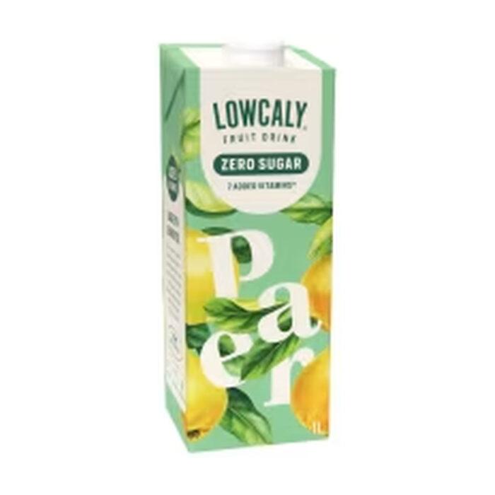 Pear Sugar Free Fruktdryck LOWCALY 1L