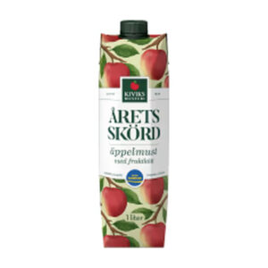 Äppelmust med Fruktkött Färskpressad KIVIKS 1L