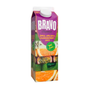Äpple Apelsin Passionsfrukt Juice BRAVO 1L