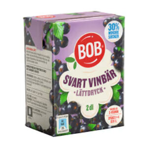 Svartvinbär Lättdryck BOB 2DL/1L