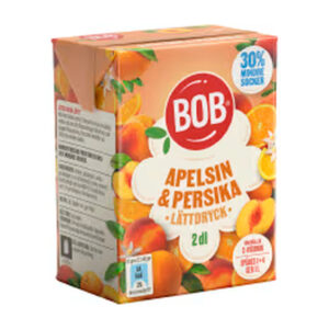 Apelsin Persika Lättdryck BOB 2DL/1L