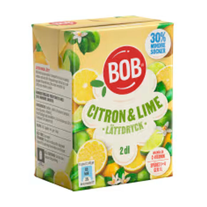 Citron Lime Lättdryck BOB 2DL/1L