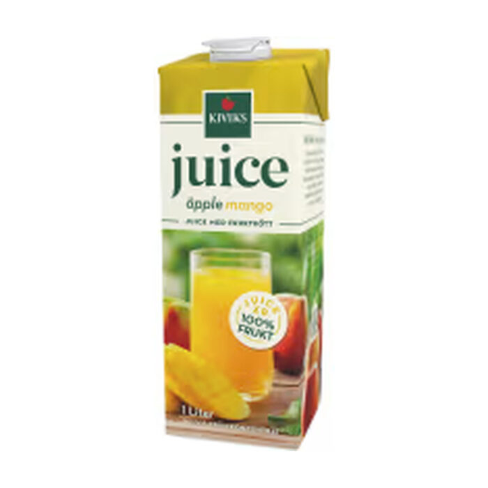 Äppel&mango Juice med Fruktkött KIVIKS 1L