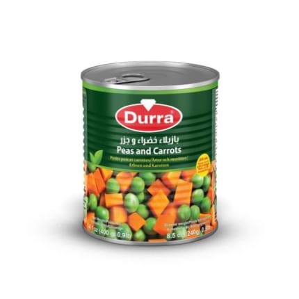 بازلياء مع الجزر Durra Gröna Ärtor med Morrot 400g