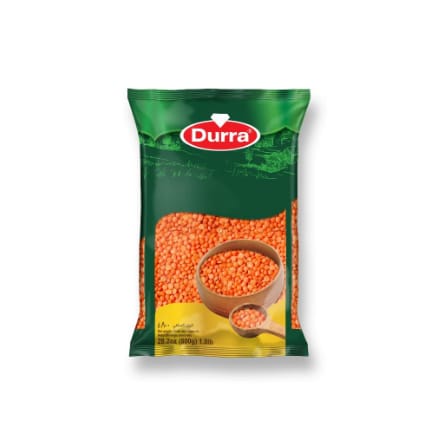 عدس احمر حبة مدورة  Durra Röda Linser Fotboll 800g