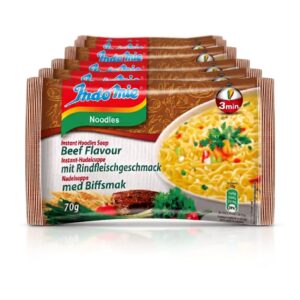 اندومي 5 قطع  JB Indomie Beef Noodles 75g