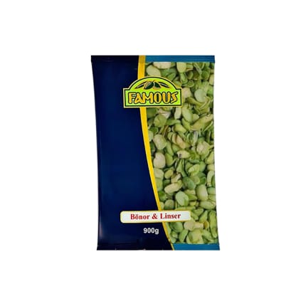 فول اخضر Gröna Bondbönor IR 500g Famous