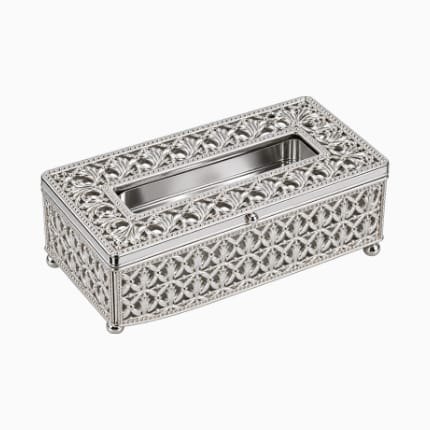 صندوق محارم منزلية فضي