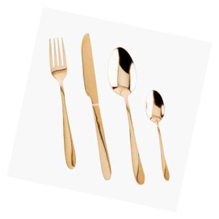 طقمة مائدة 24 قطعة ذهبي Bestickset